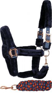 Harry's Horse Halsterset Faux Ensign Blue WI21
